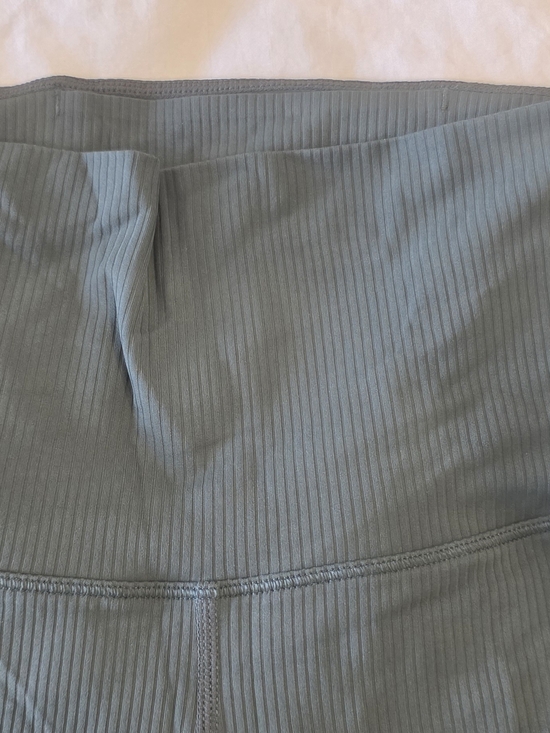 Nike Women's Training Ribbed High-Waist Leggings Ribbed- Deep Green - Picture 5 of 5